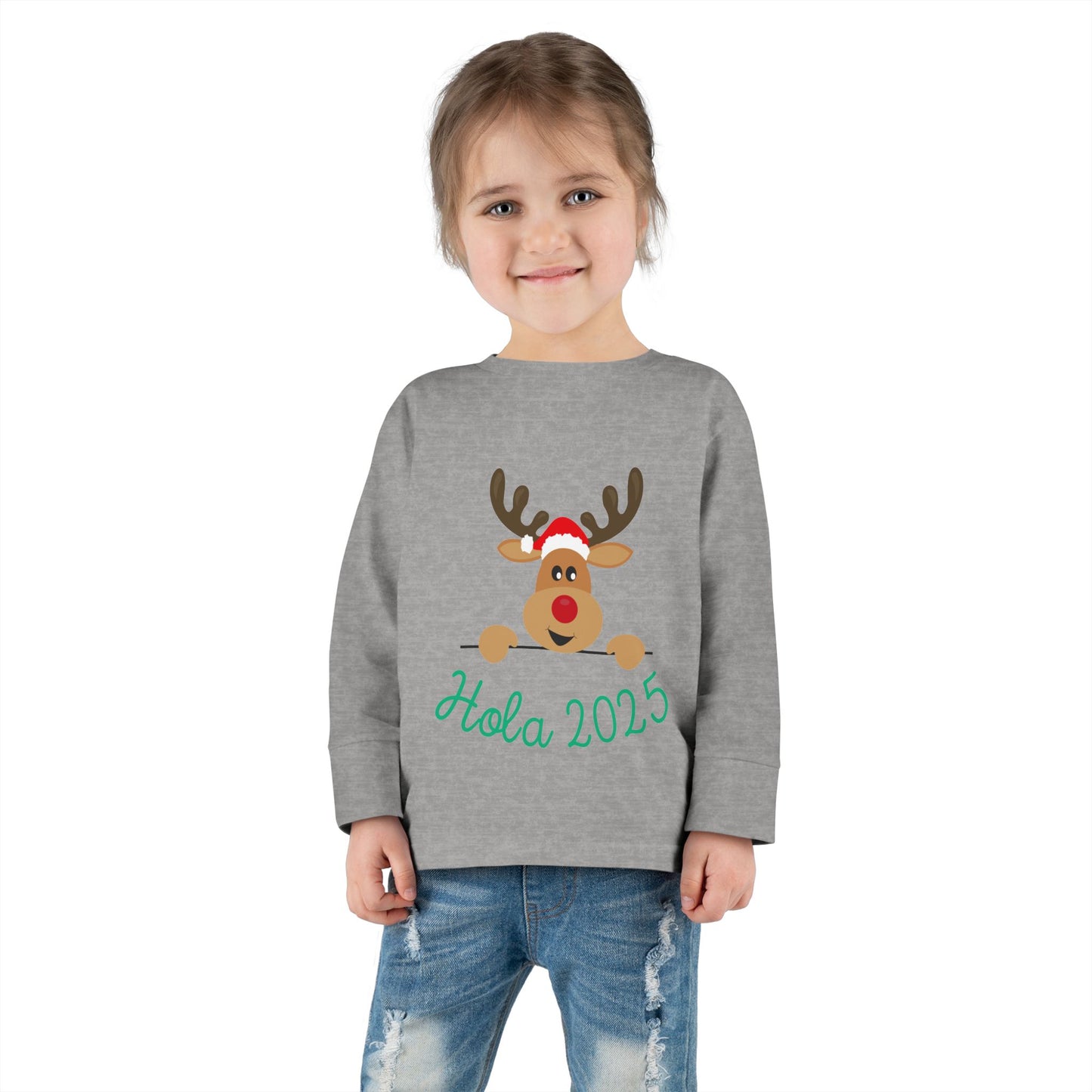 Hola 2025 Toddler Long Sleeve Tee
