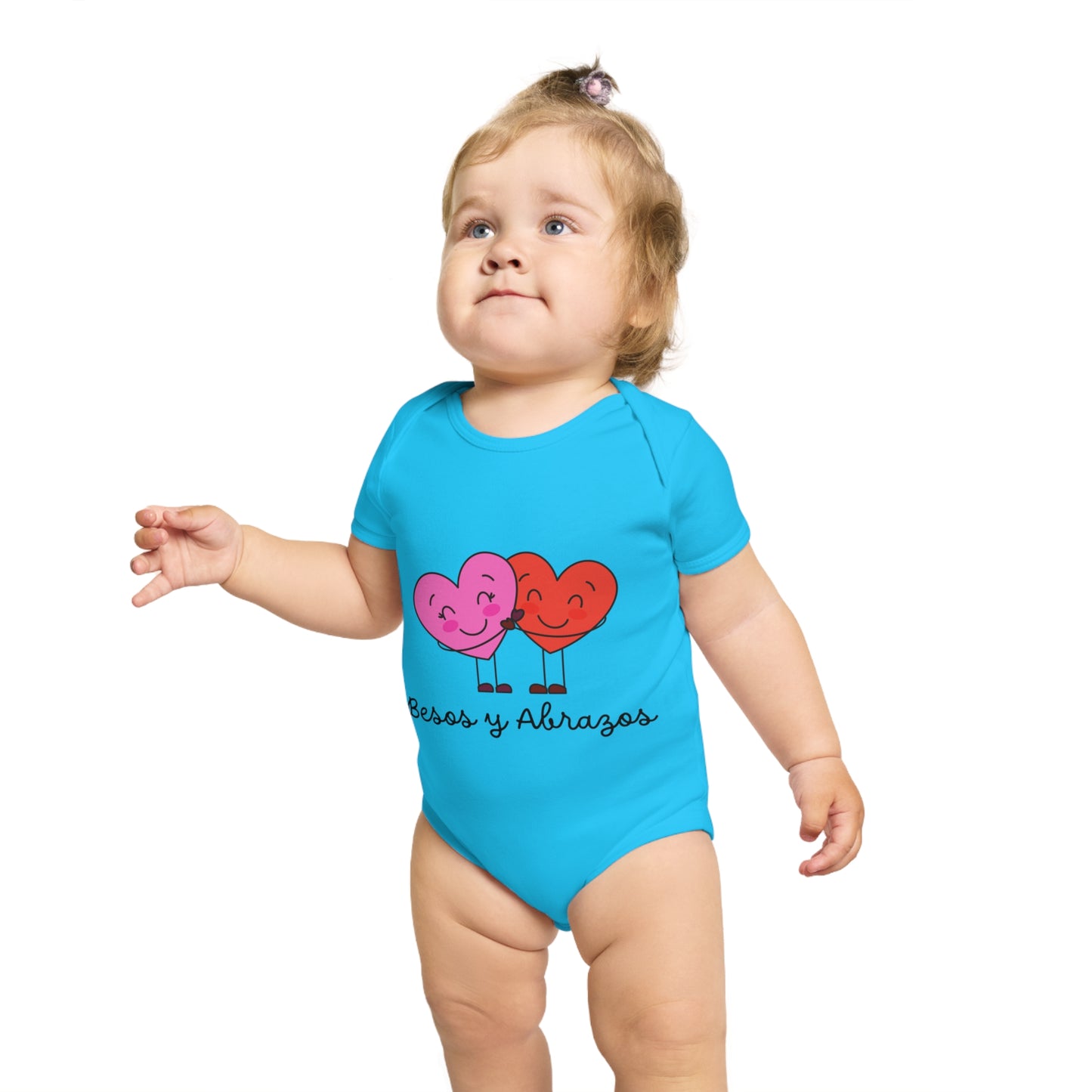 Besos Short Sleeve Baby Bodysuit