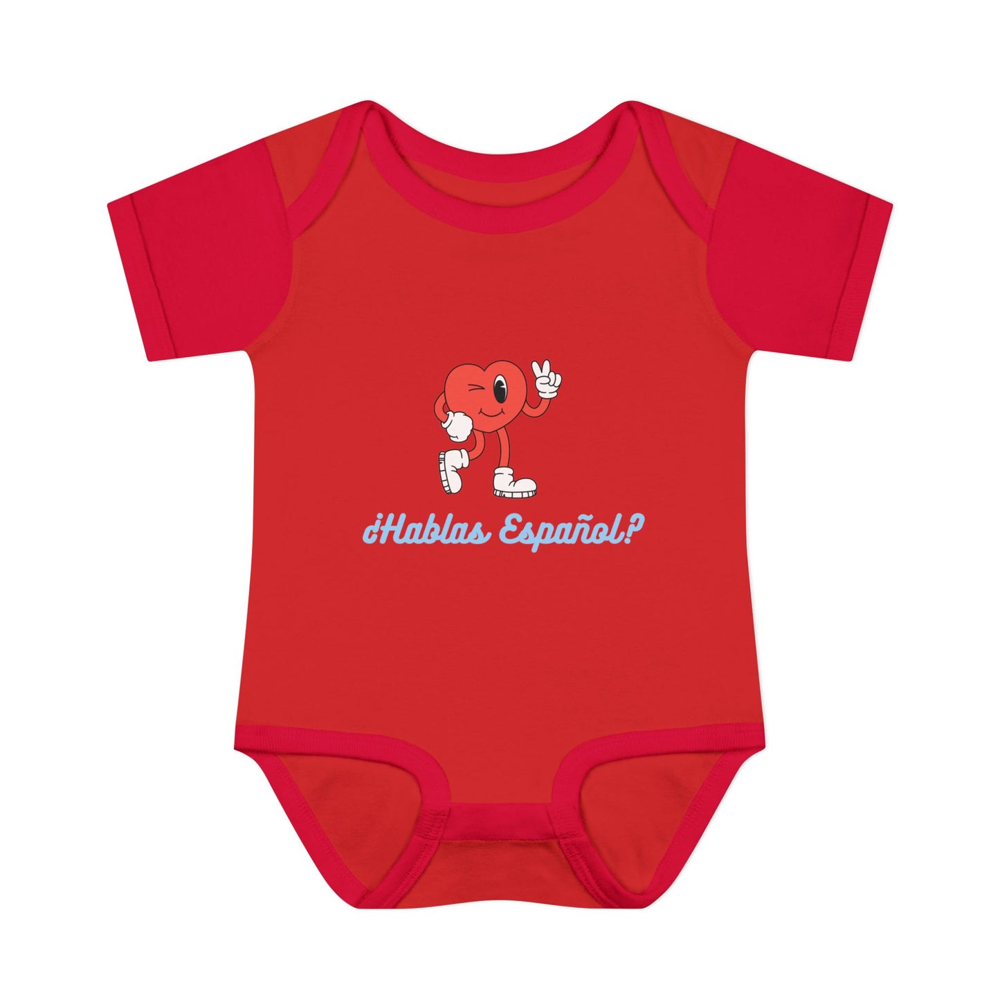 Hablas Español Infant Baby Rib Bodysuit
