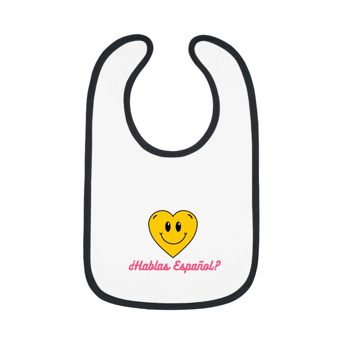 Español Baby Contrast Trim Jersey Bib
