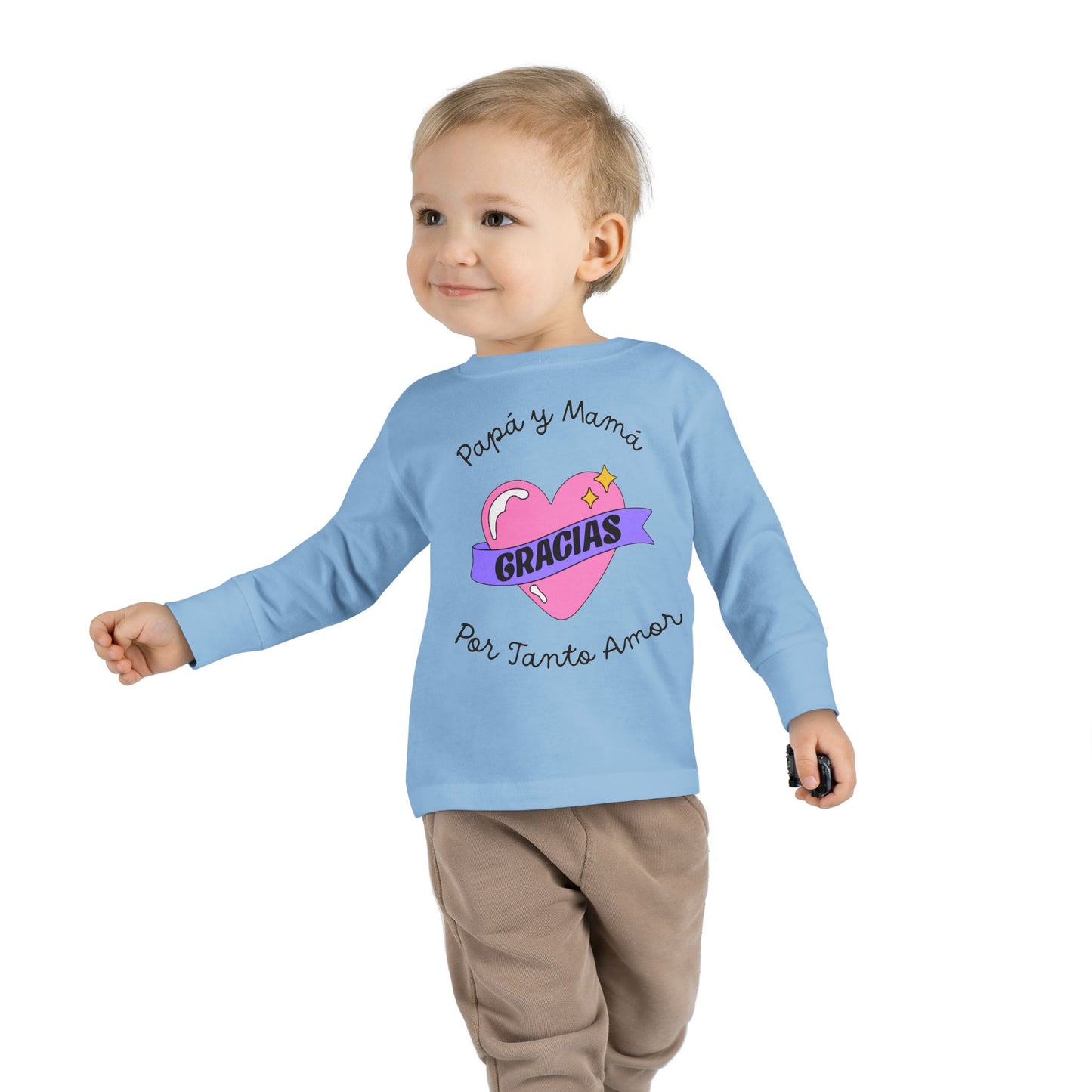 Gracias Toddler Long Sleeve Tee
