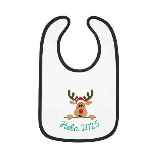 Hola 2025 Baby Contrast Trim Jersey Bib