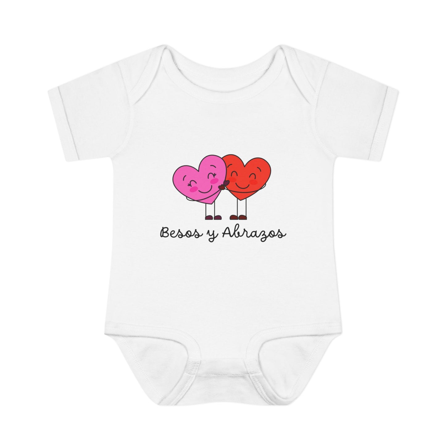 Besos Infant Baby Rib Bodysuit