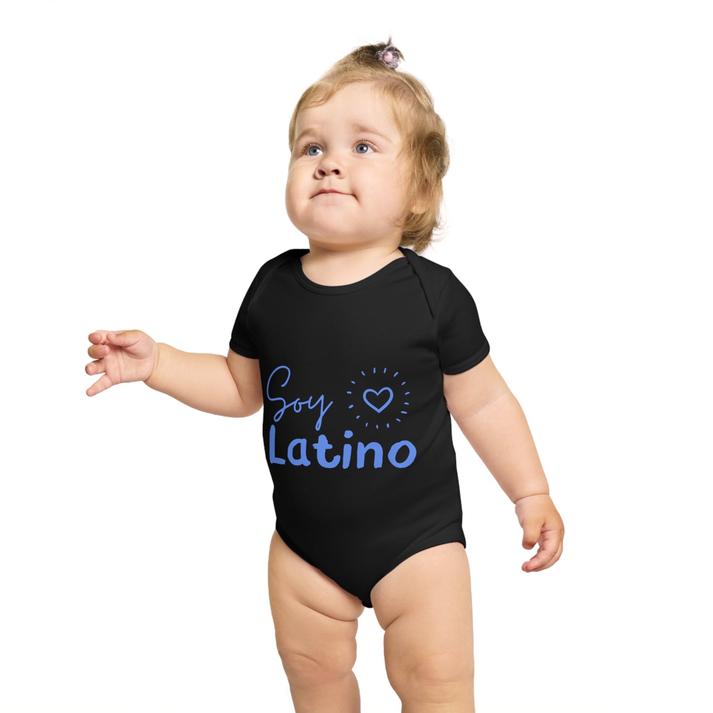 Soy Latino Short Sleeve Baby Bodysuit