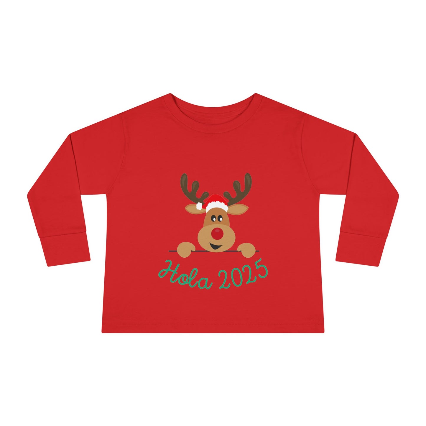 Hola 2025 Toddler Long Sleeve Tee