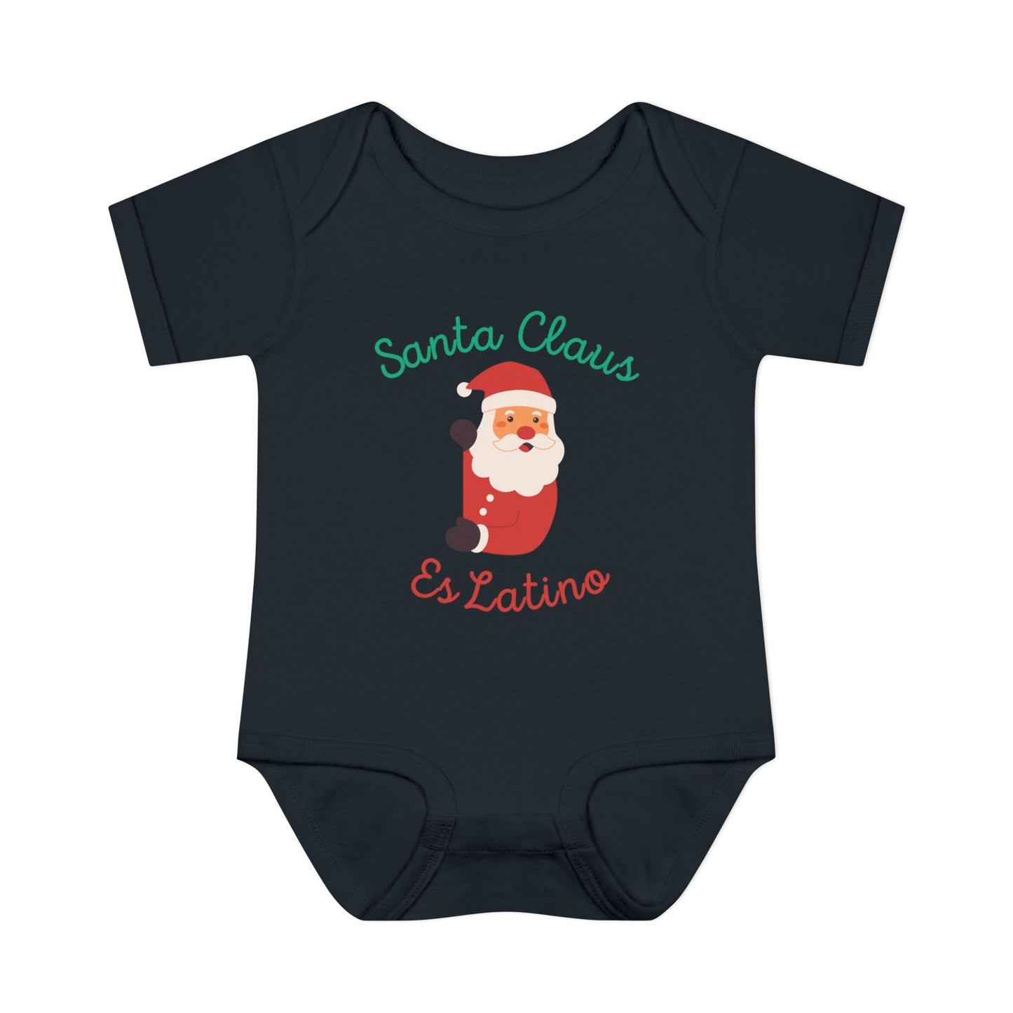 Santa Claus Infant Baby Rib Bodysuit