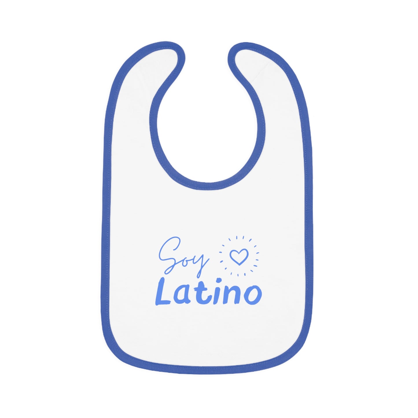 Soy Latino Baby Contrast Trim Jersey Bib