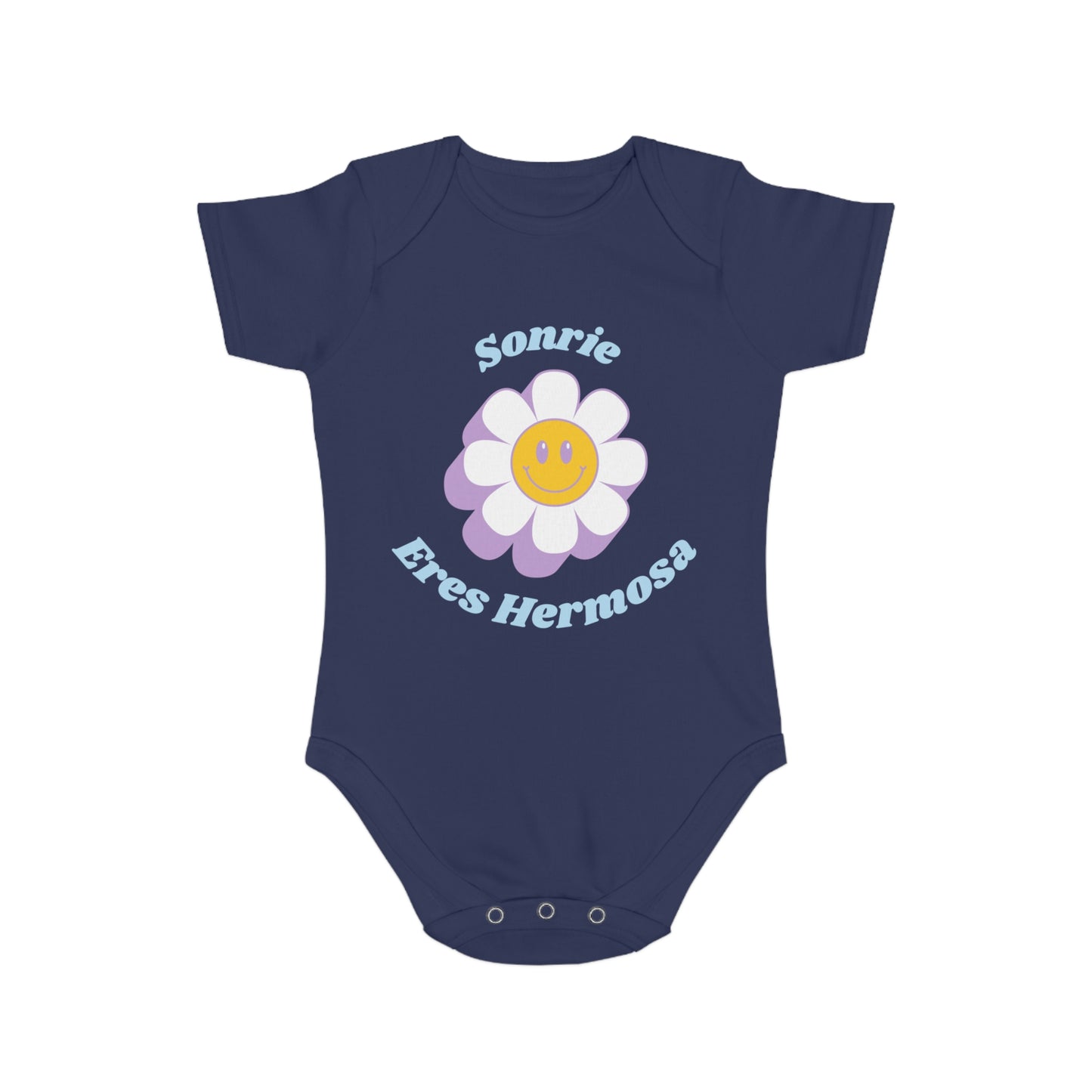 Sonrie Short Sleeve Baby Bodysuit