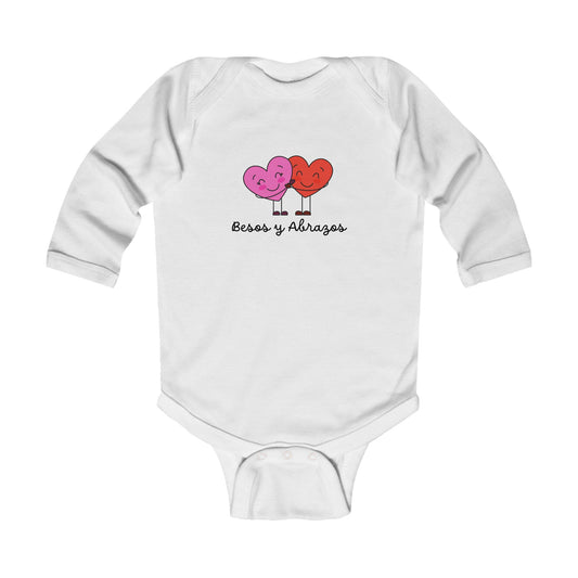 Besos Infant Long Sleeve Bodysuit