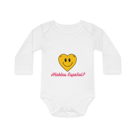 Español Baby Long-Sleeve Organic Bodysuit