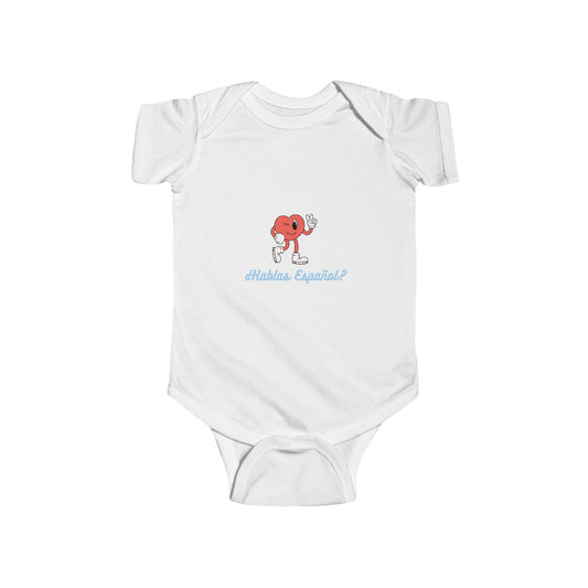 Hablas Español Infant Fine Jersey Bodysuit