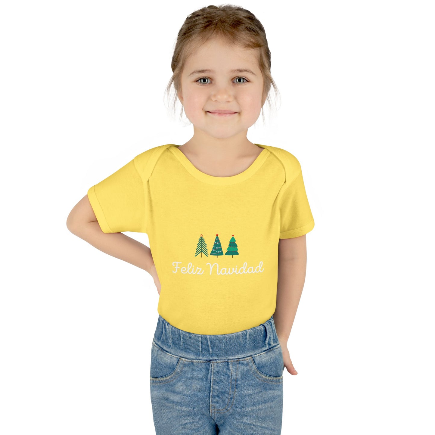 Feliz Navidad Infant Baby Rib Bodysuit