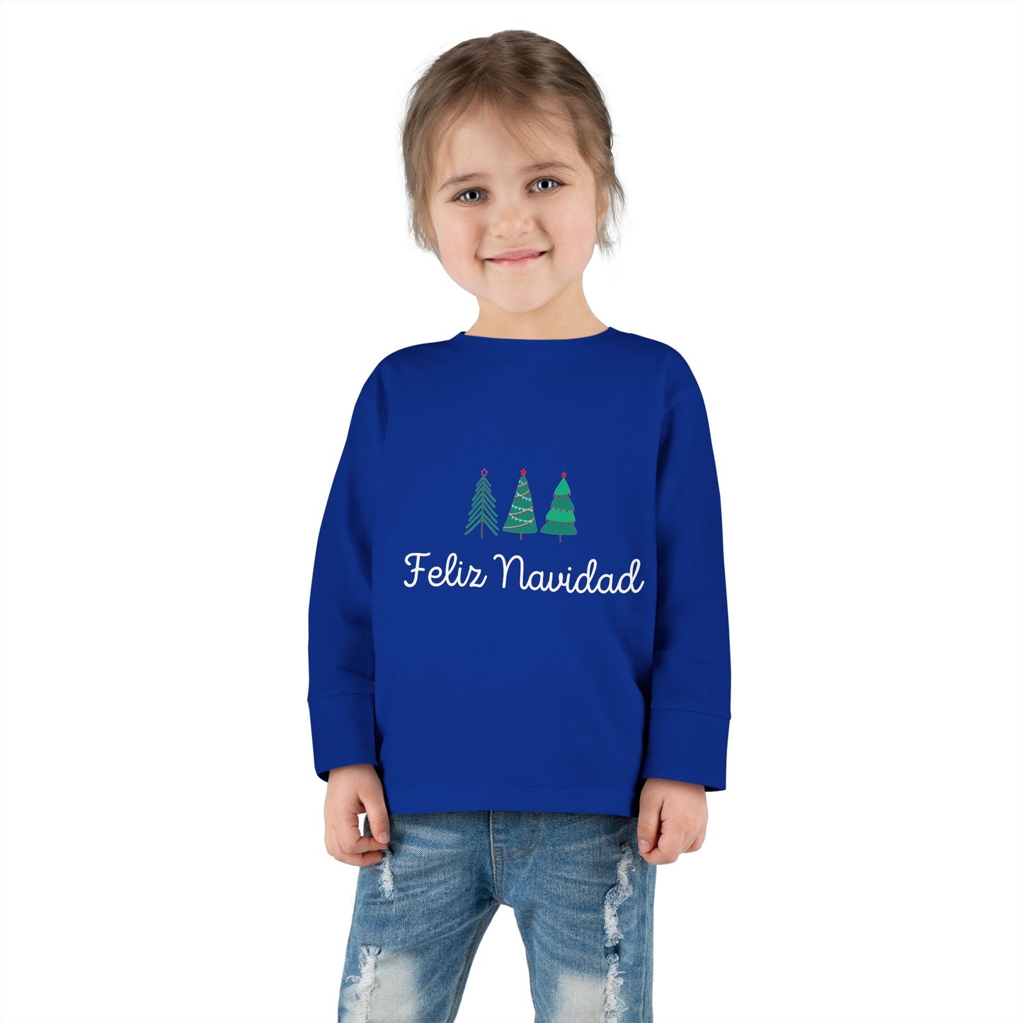 Feliz Navidad   Toddler Long Sleeve Tee