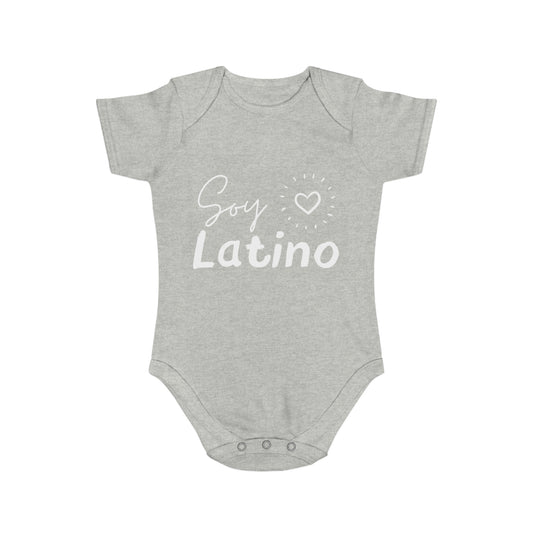 Soy Latino Short Sleeve Baby Bodysuit
