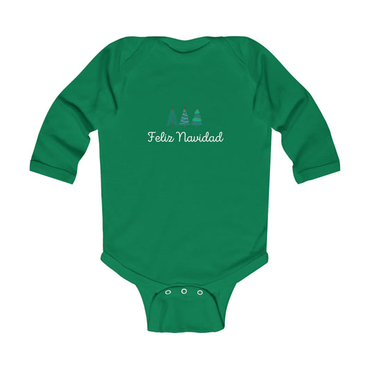 Feliz Navidad  Infant Long Sleeve Bodysuit
