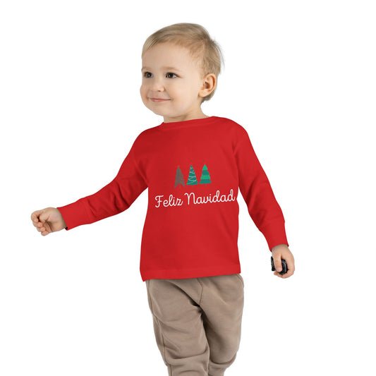 Feliz Navidad   Toddler Long Sleeve Tee