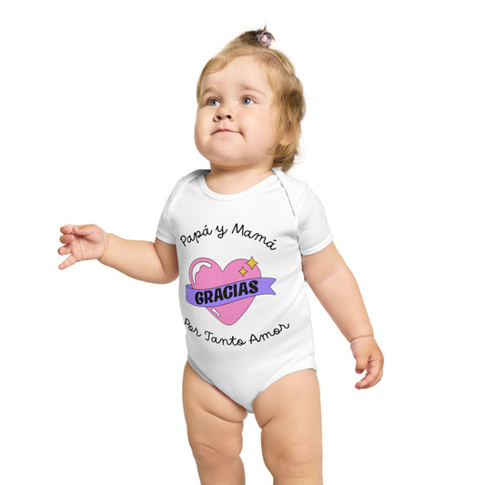 Gracias Short Sleeve Baby Bodysuit