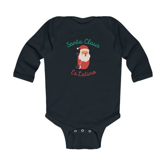 Santa Claus Infant Long Sleeve Bodysuit
