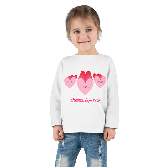 Hablas  Toddler Long Sleeve Tee
