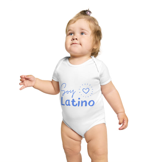 Soy Latino Short Sleeve Baby Bodysuit