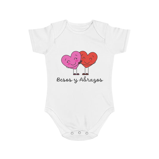 Besos Short Sleeve Baby Bodysuit
