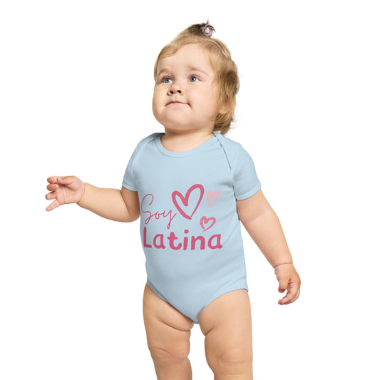 Soy Latina Short Sleeve Baby Bodysuit