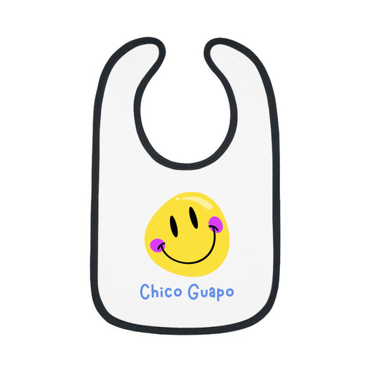 Chico Guapo Baby Contrast Trim Jersey Bib