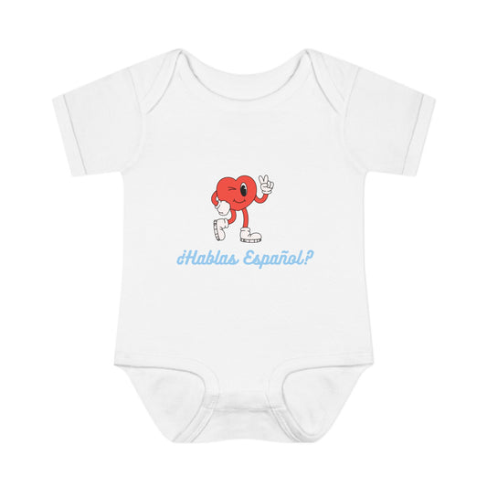 Hablas Español Infant Baby Rib Bodysuit