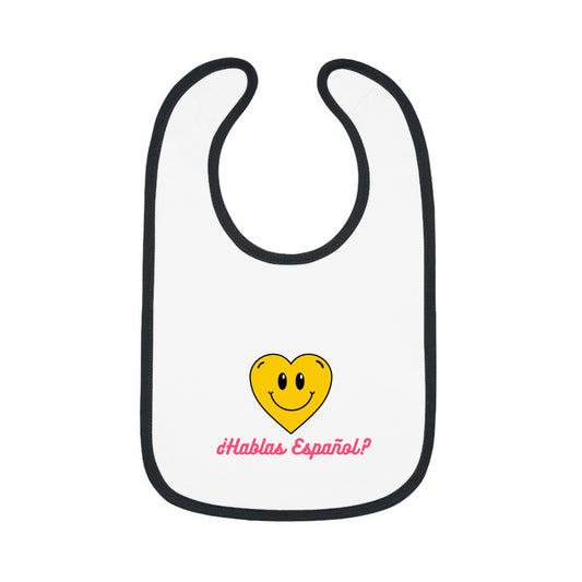 Español Baby Contrast Trim Jersey Bib