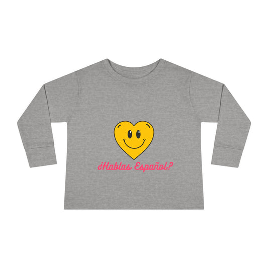Español  Toddler Long Sleeve Tee