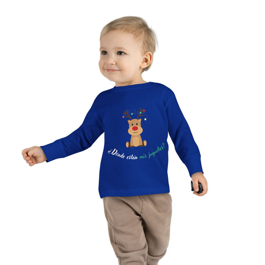 Mis Juguetes Toddler Long Sleeve Tee